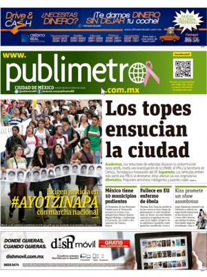PUBLIMETRO MX (09/10/2014) – PÁGS. 8-9